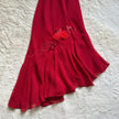 1990's rose waltz dress