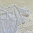 1980's halo lace peignoir