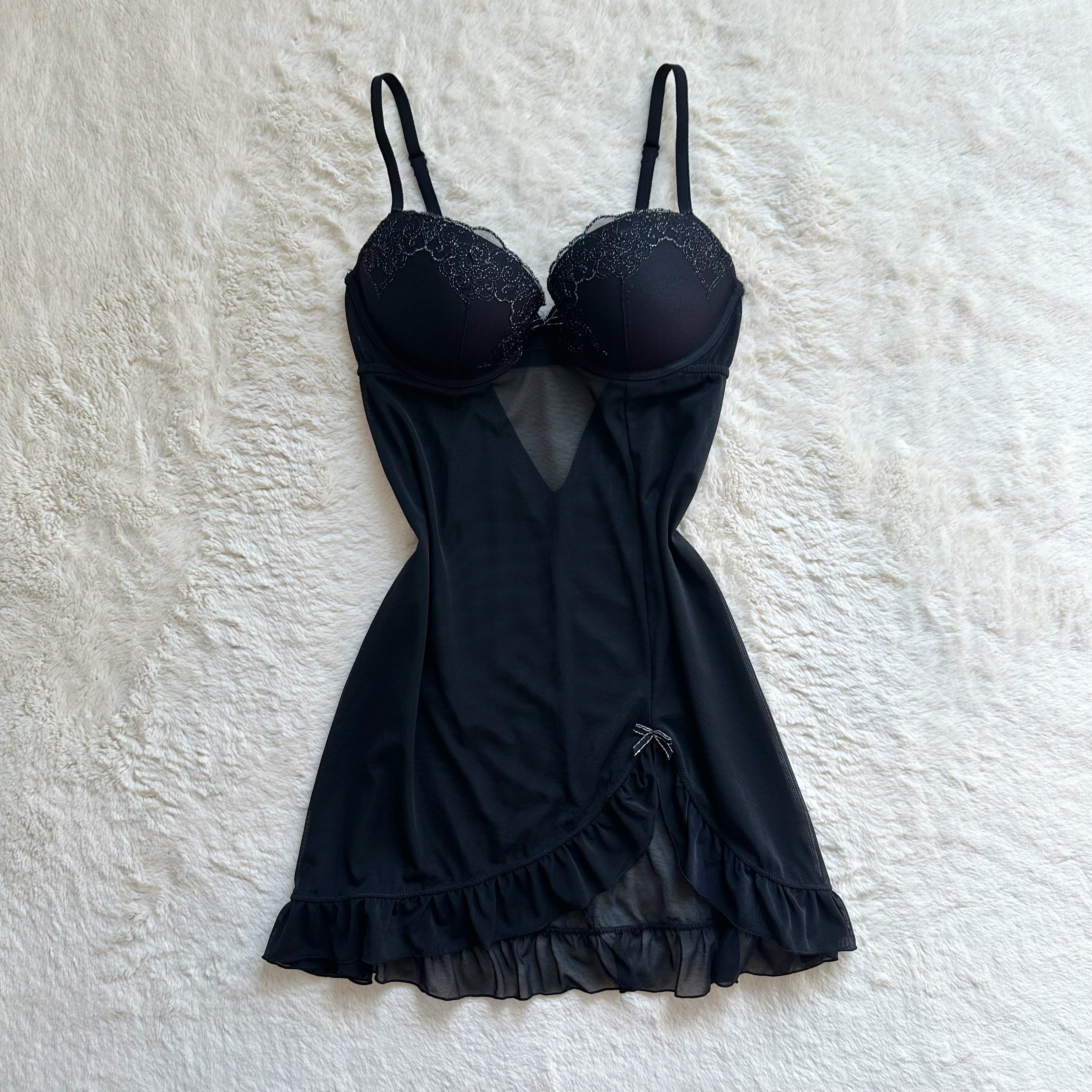 2000's midnight haze slip dress