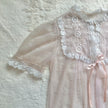 1980's rosebud lace nightgown