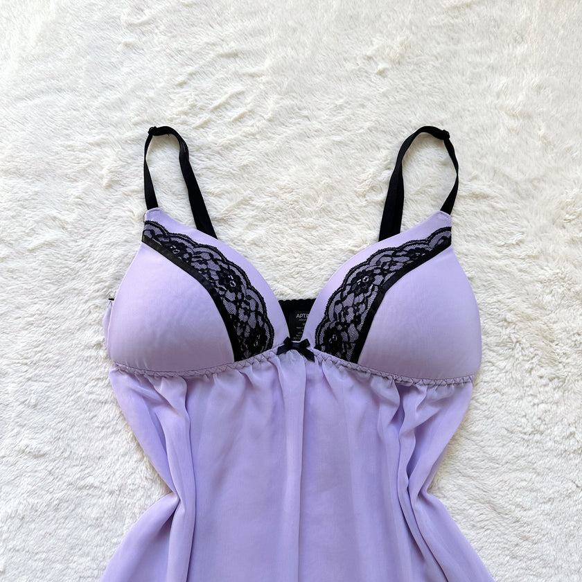 2000's lilac whimsy babydoll