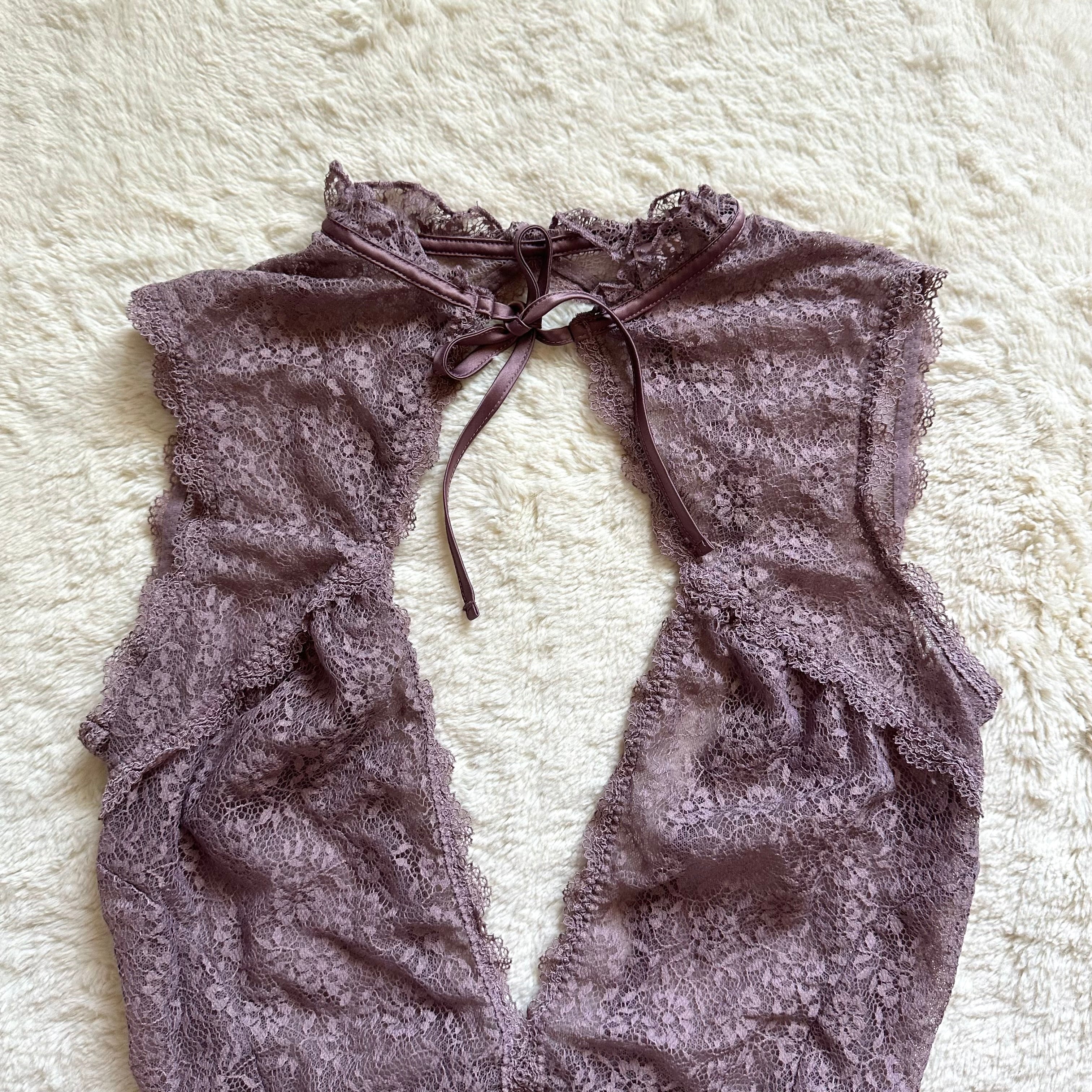 2017 mauve chantilly teddy