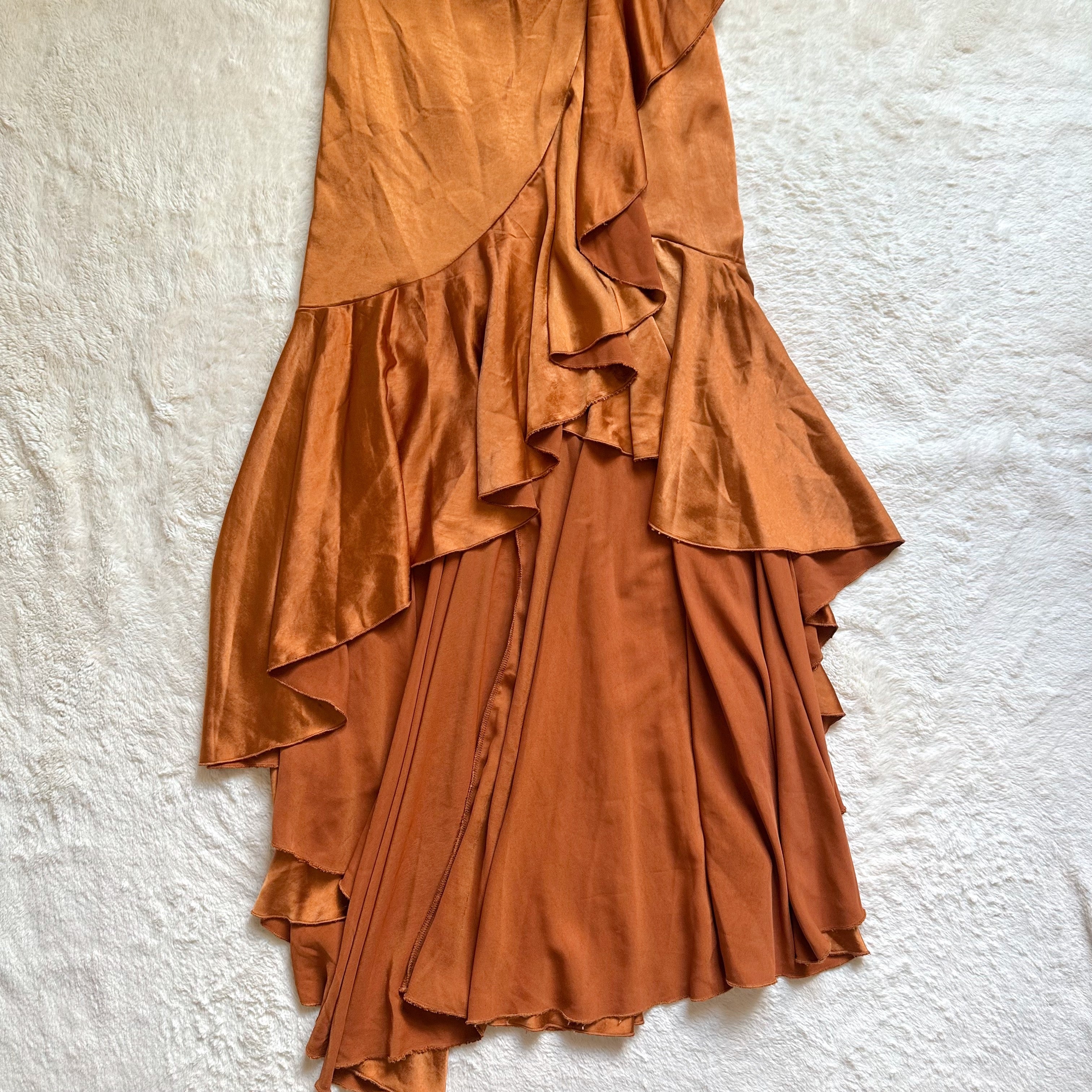 bronzed goddess gown