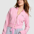 PINK x loveshackfancy reissued full-zip sweatshirt