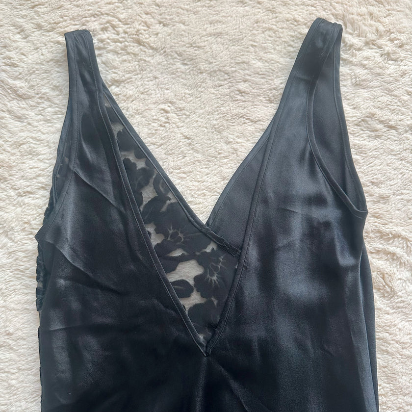 vintage valentino midnight bloom gown