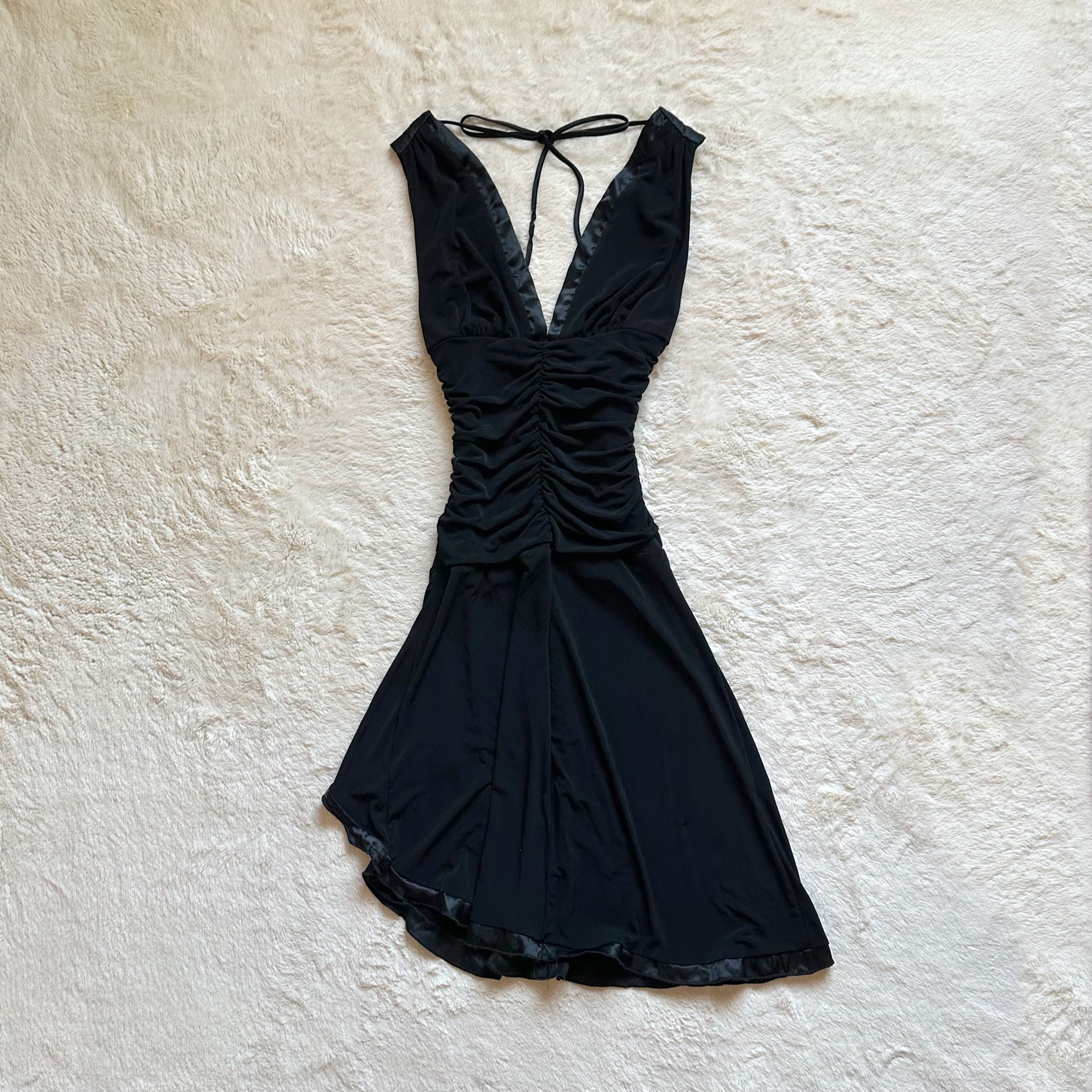 1990's noir allure mini dress