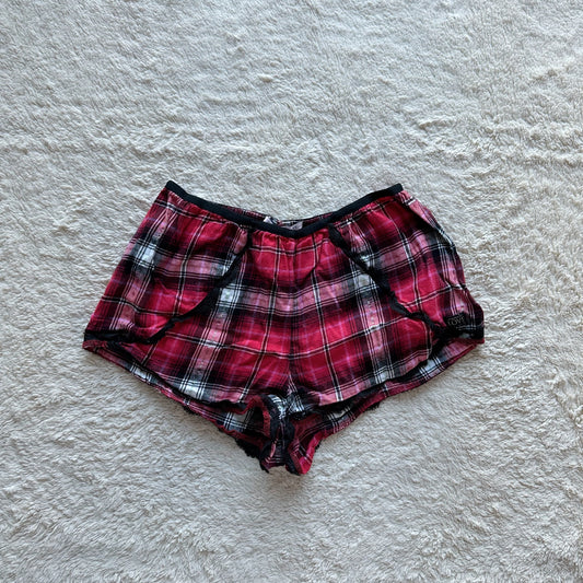 2019 flannel lounge shorts