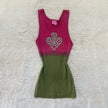 2000's watermelon rhinestone camisole