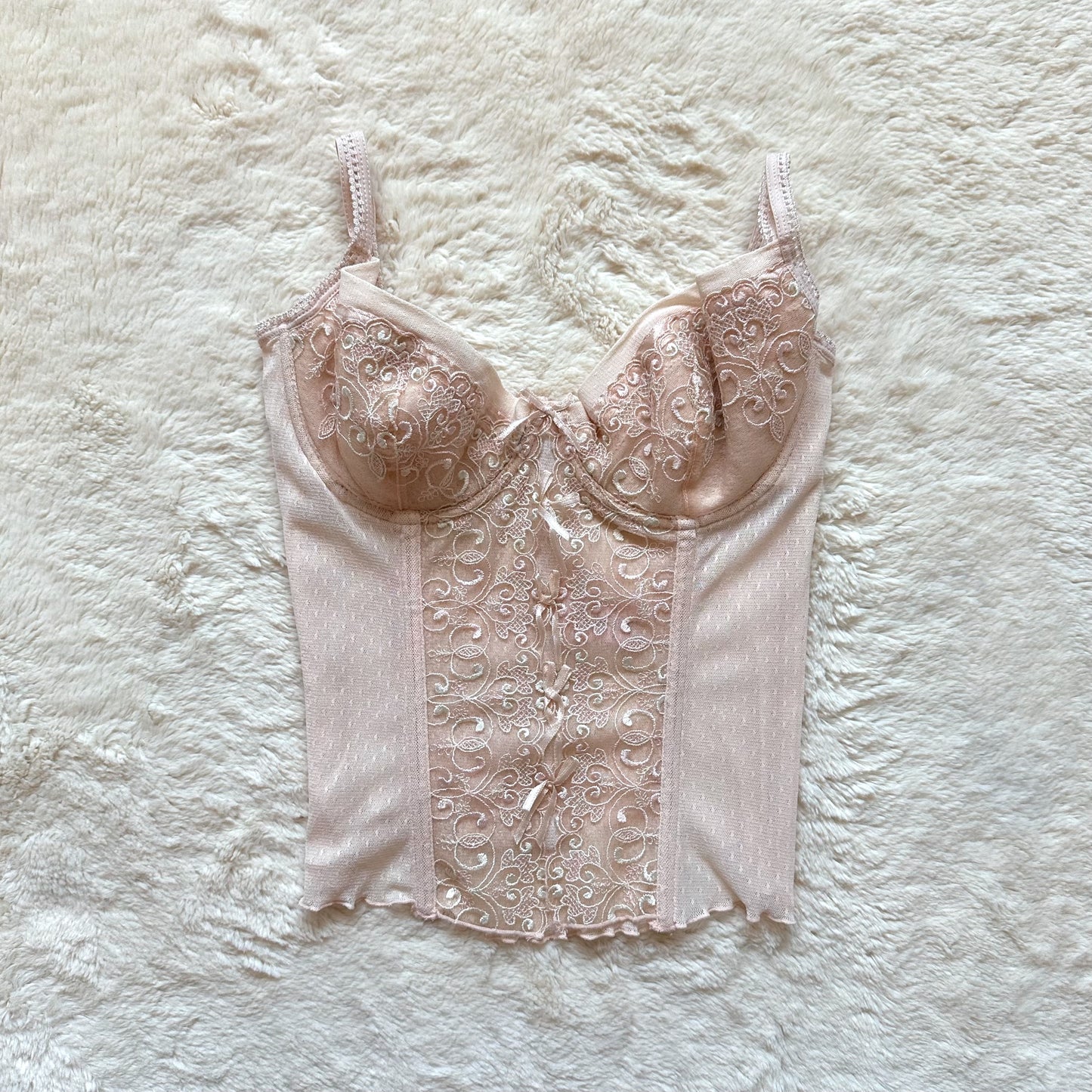 2000's powdered princess corset