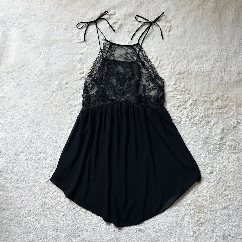 2018 shadow petal babydoll slip dress