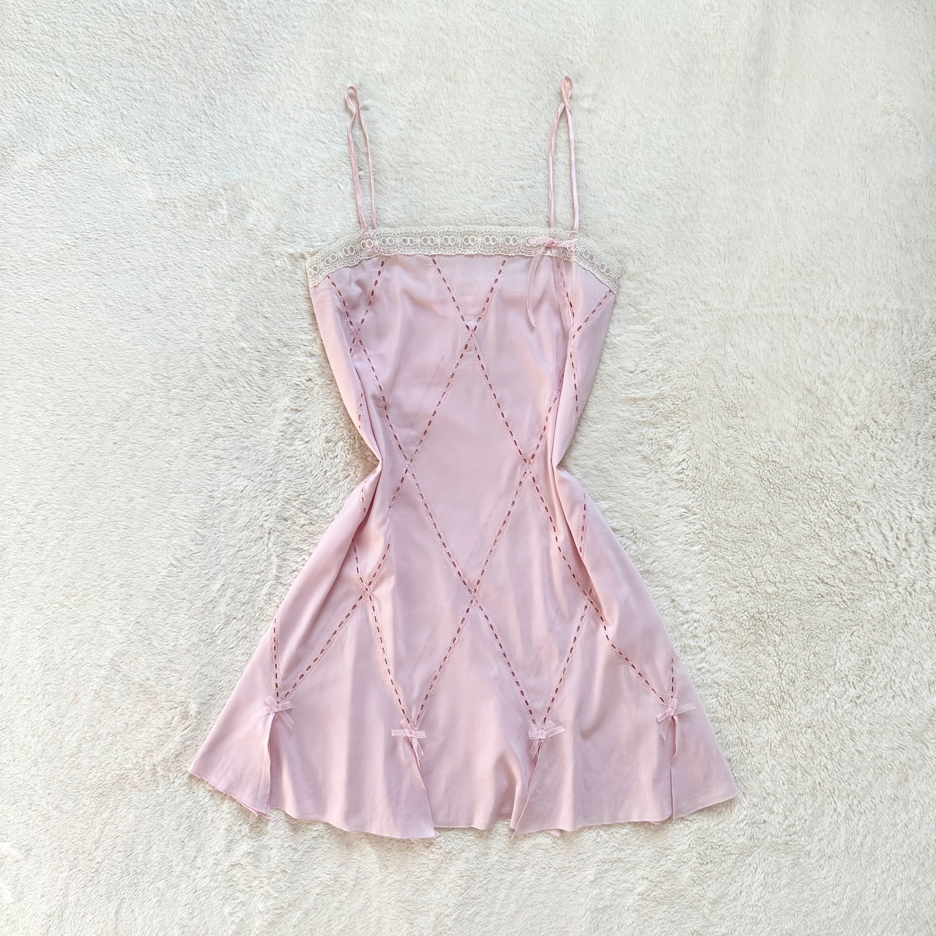 2005 peony petal slip dress