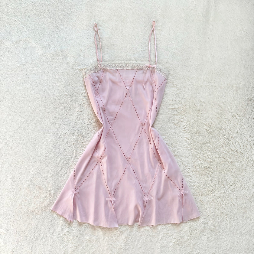 2005 peony petal slip dress