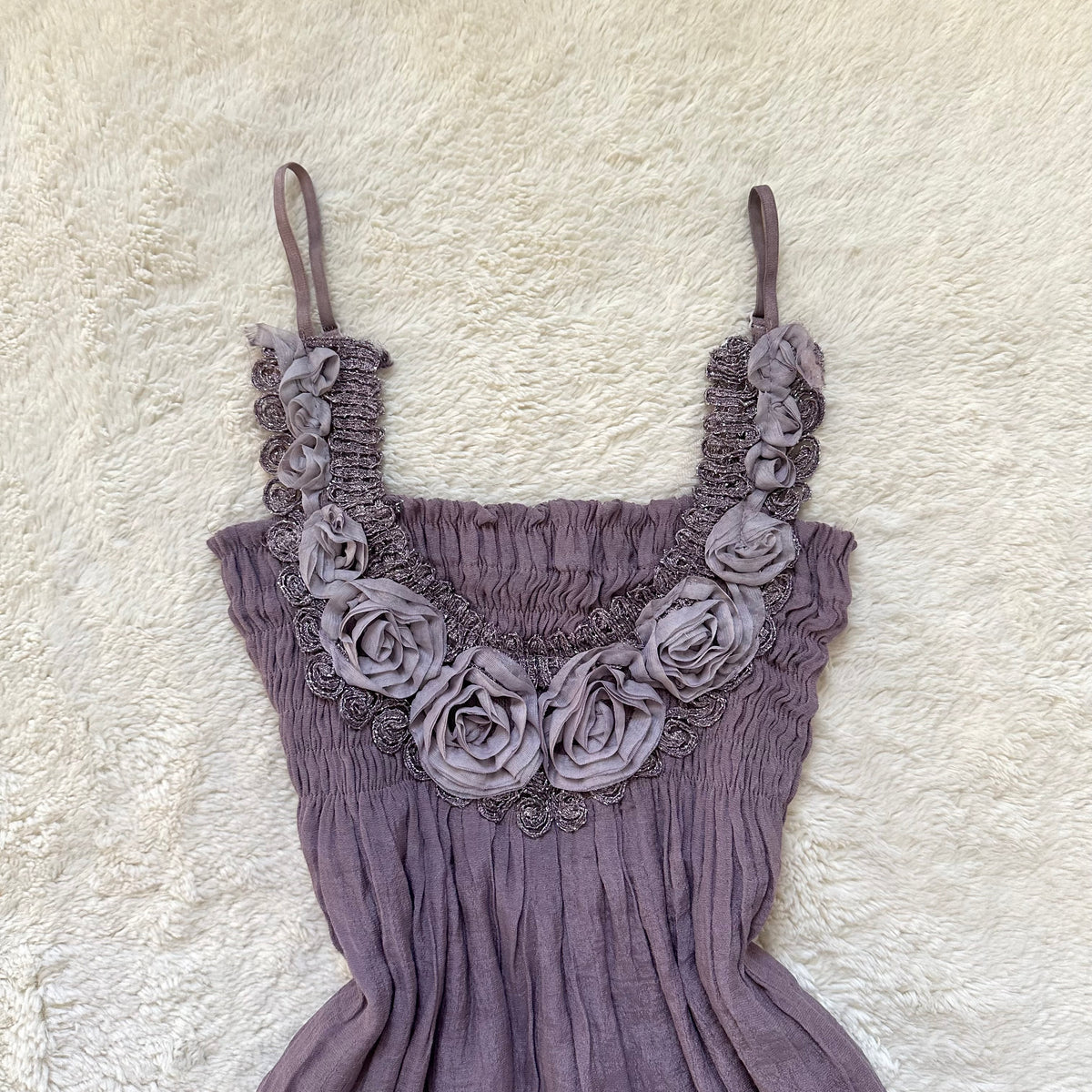 2000's mauve rose babydoll