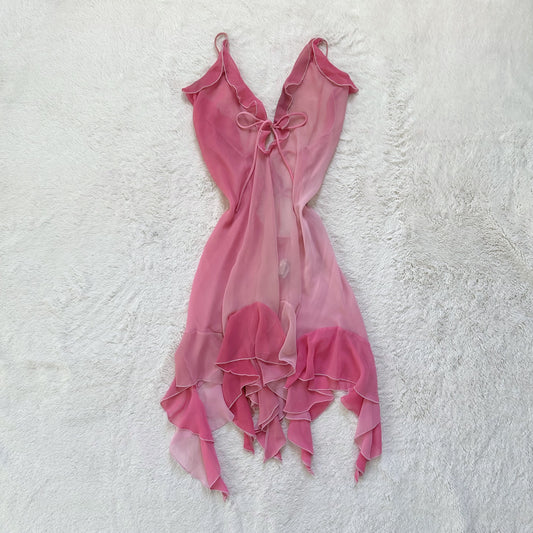 2000's petal pixie slip dress