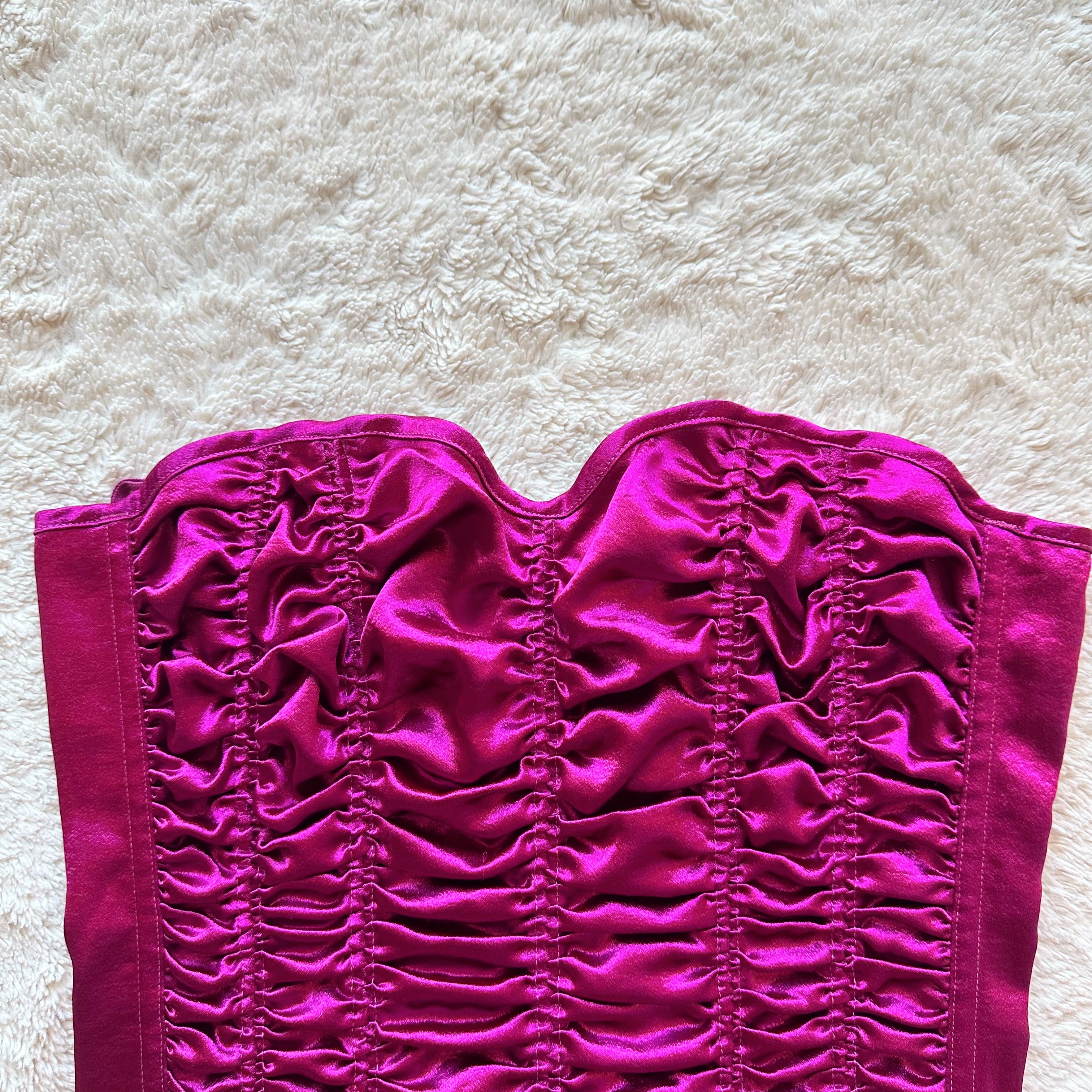 2000's regal raspberry corset