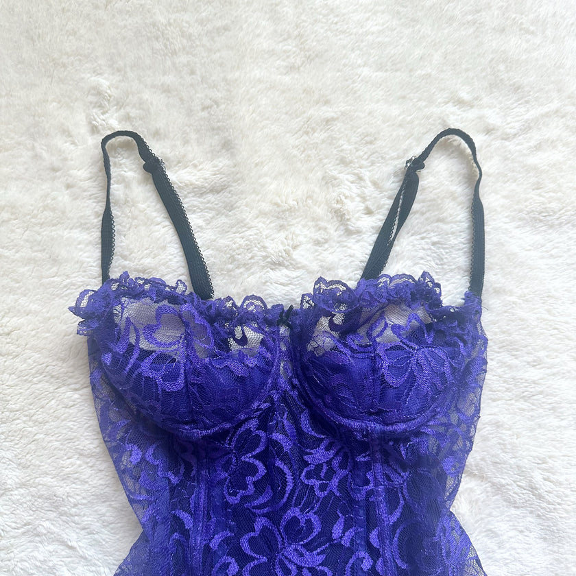 1990's amethyst nocturne corset