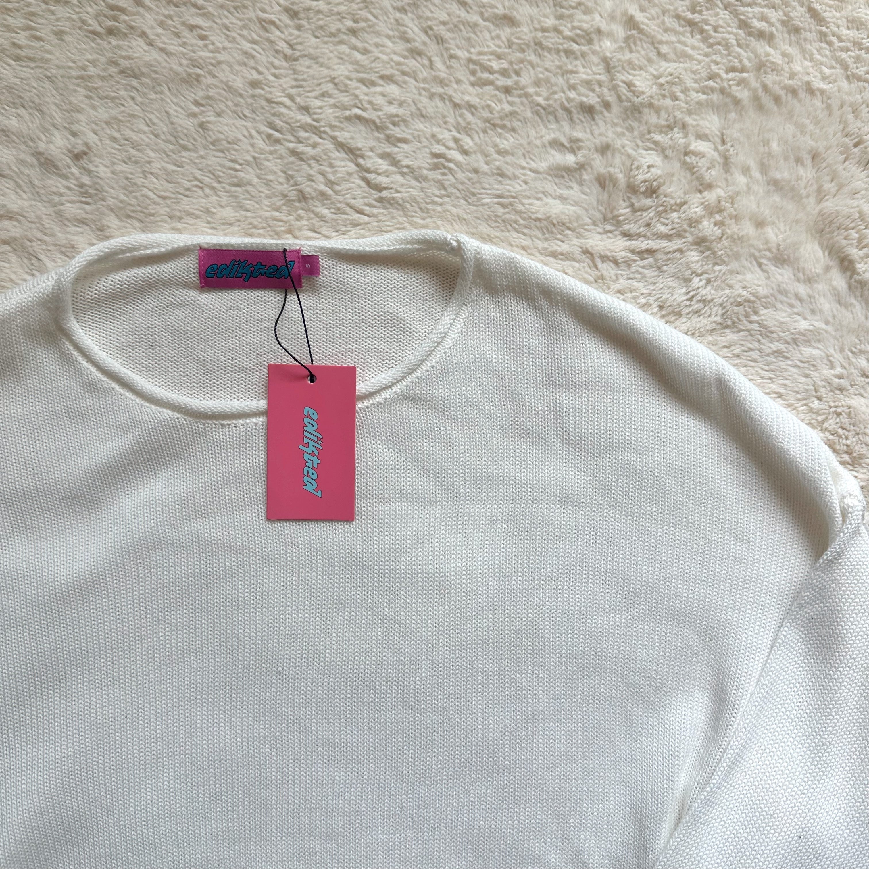 edikted leta knit long sleeve top - rtp: $64