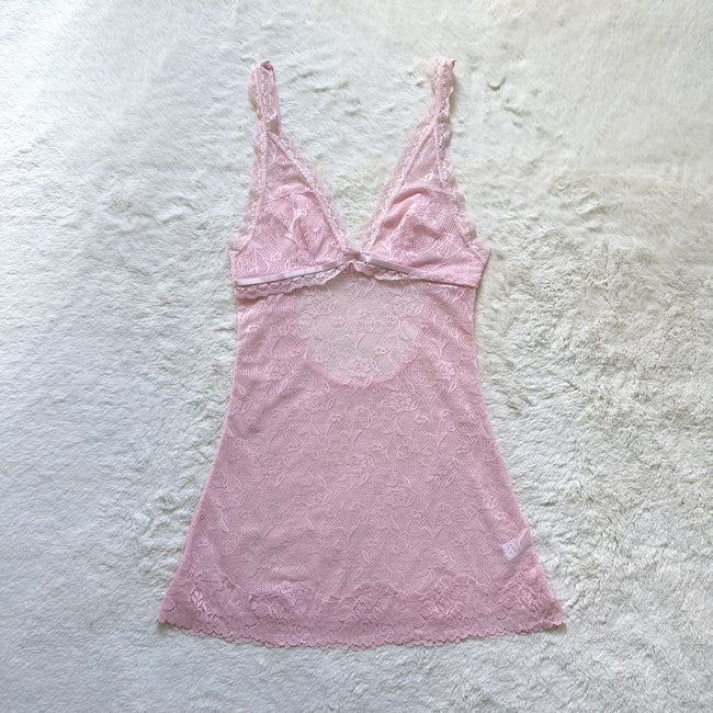2000's cotton candy slip dress