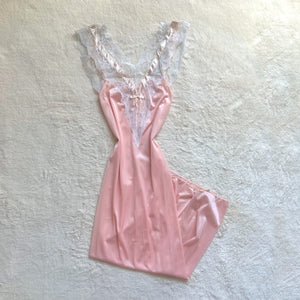 1980's blush keepsake negligee