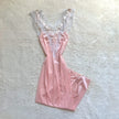 1980's blush keepsake negligee