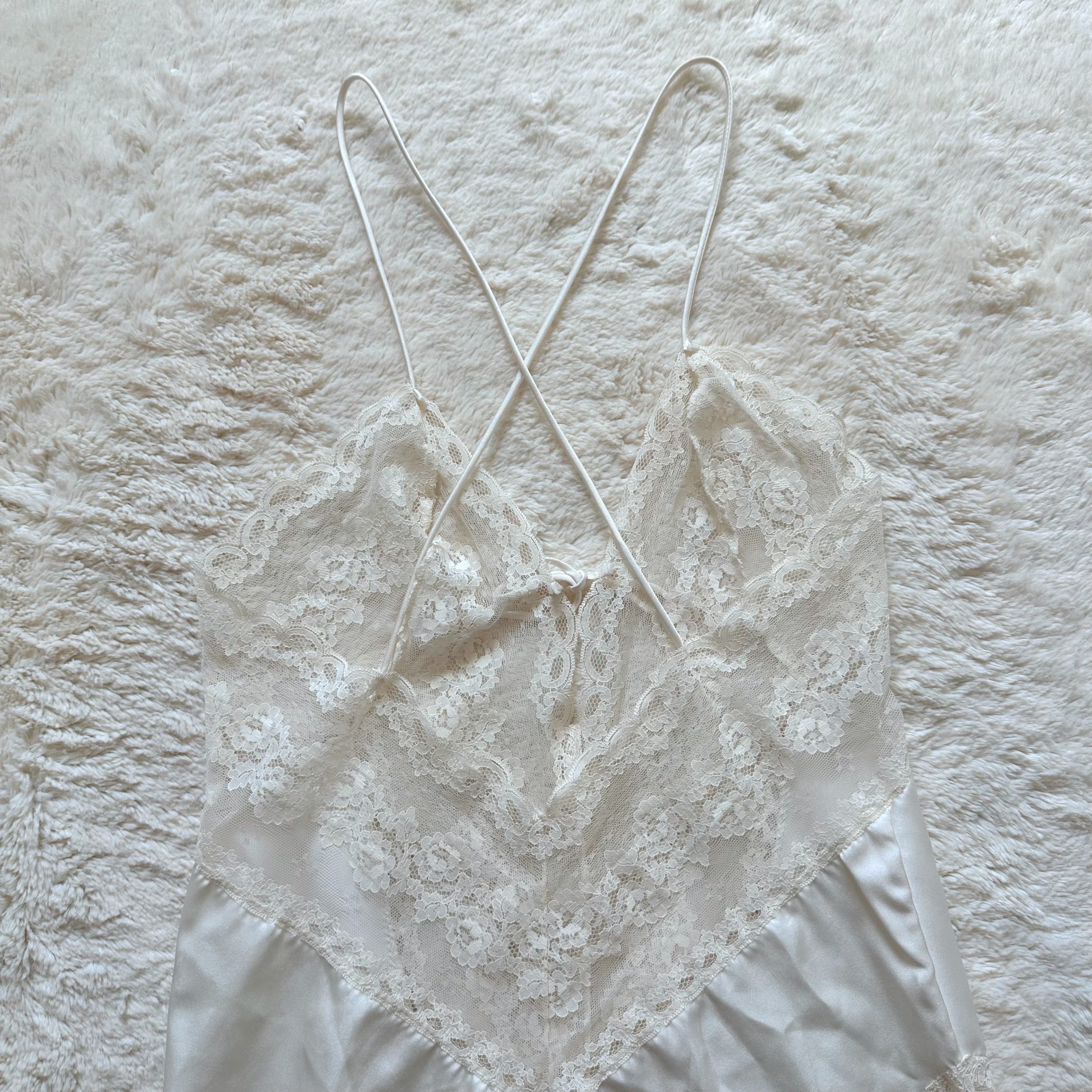 2000's ivory whisper teddy bodysuit