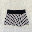 2000's striped mini skirt