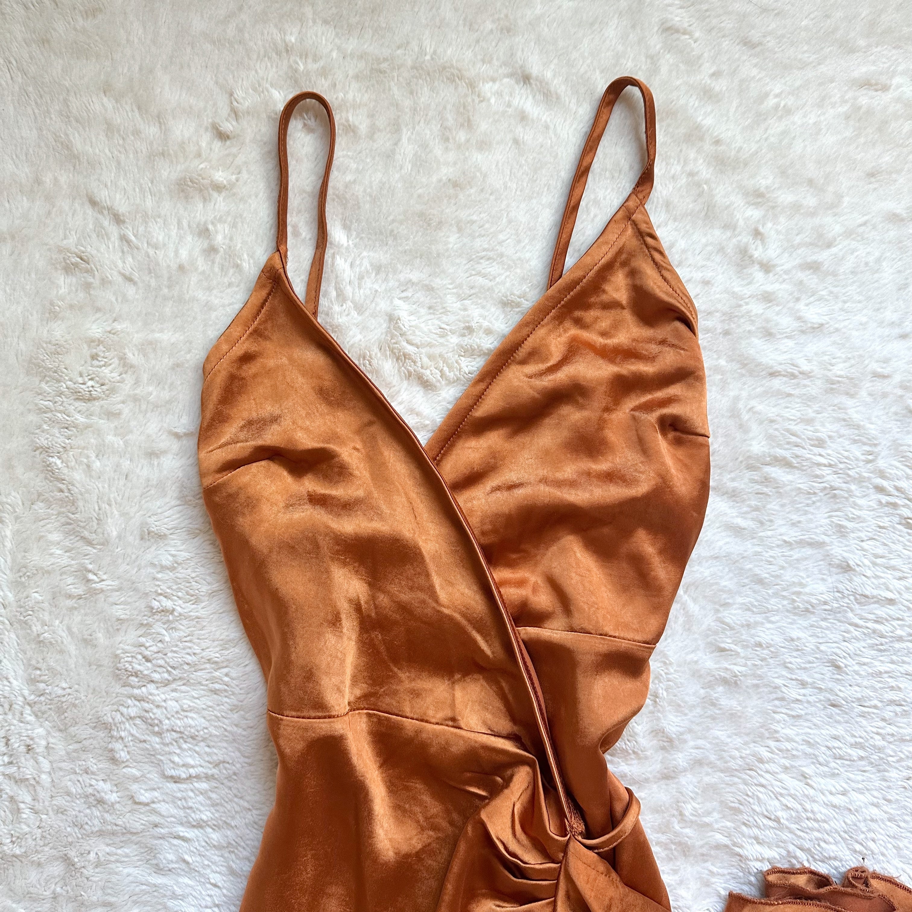 bronzed goddess gown