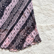 1990's mosaic paisley midi dress