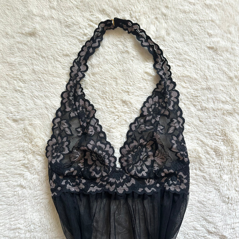 2017 ink spell halter slip dress
