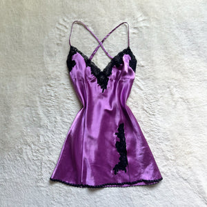 2000's orchid kiss slip dress