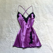 2000's orchid kiss slip dress