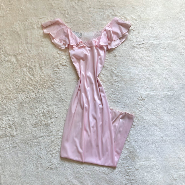1970's petal halo negligee