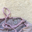 2000's lilac striped camisole