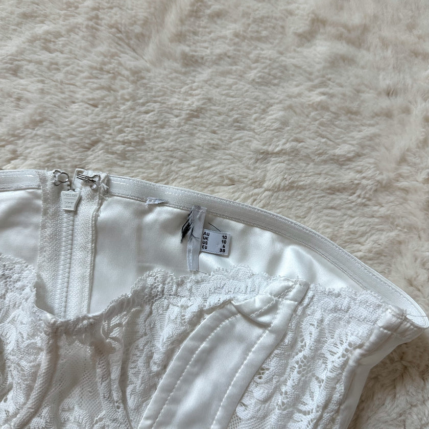 princess polly white corset top