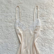 1980's cream pearl negligee