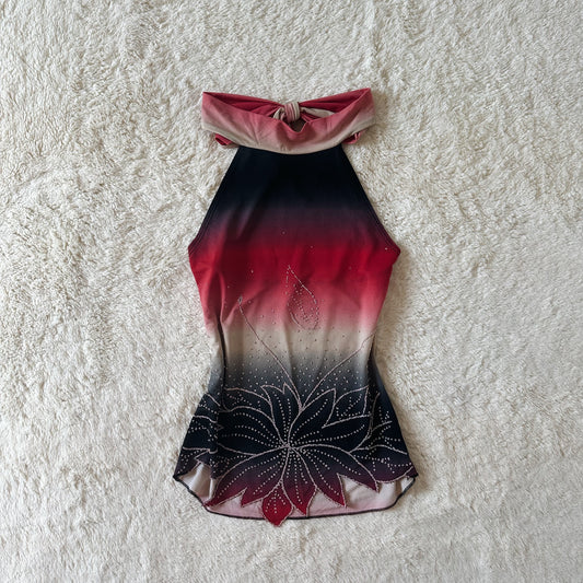 1990's blood moon halter top