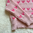 major label group heart sweater