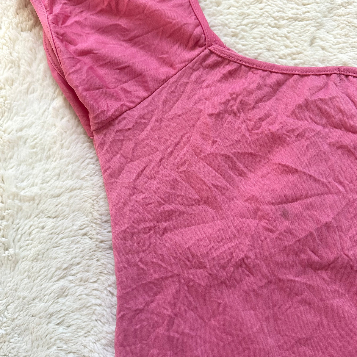2000's bubblegum milkmaid blouse
