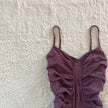 2000's mauve ruche camisole