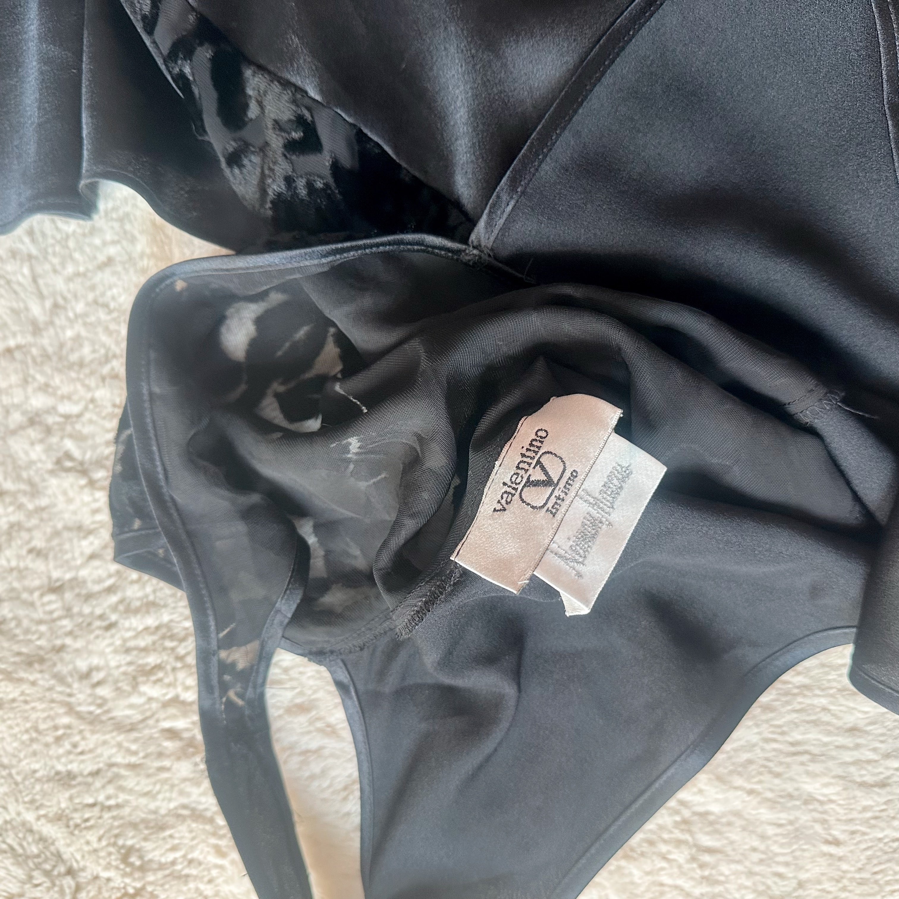 vintage valentino midnight bloom gown