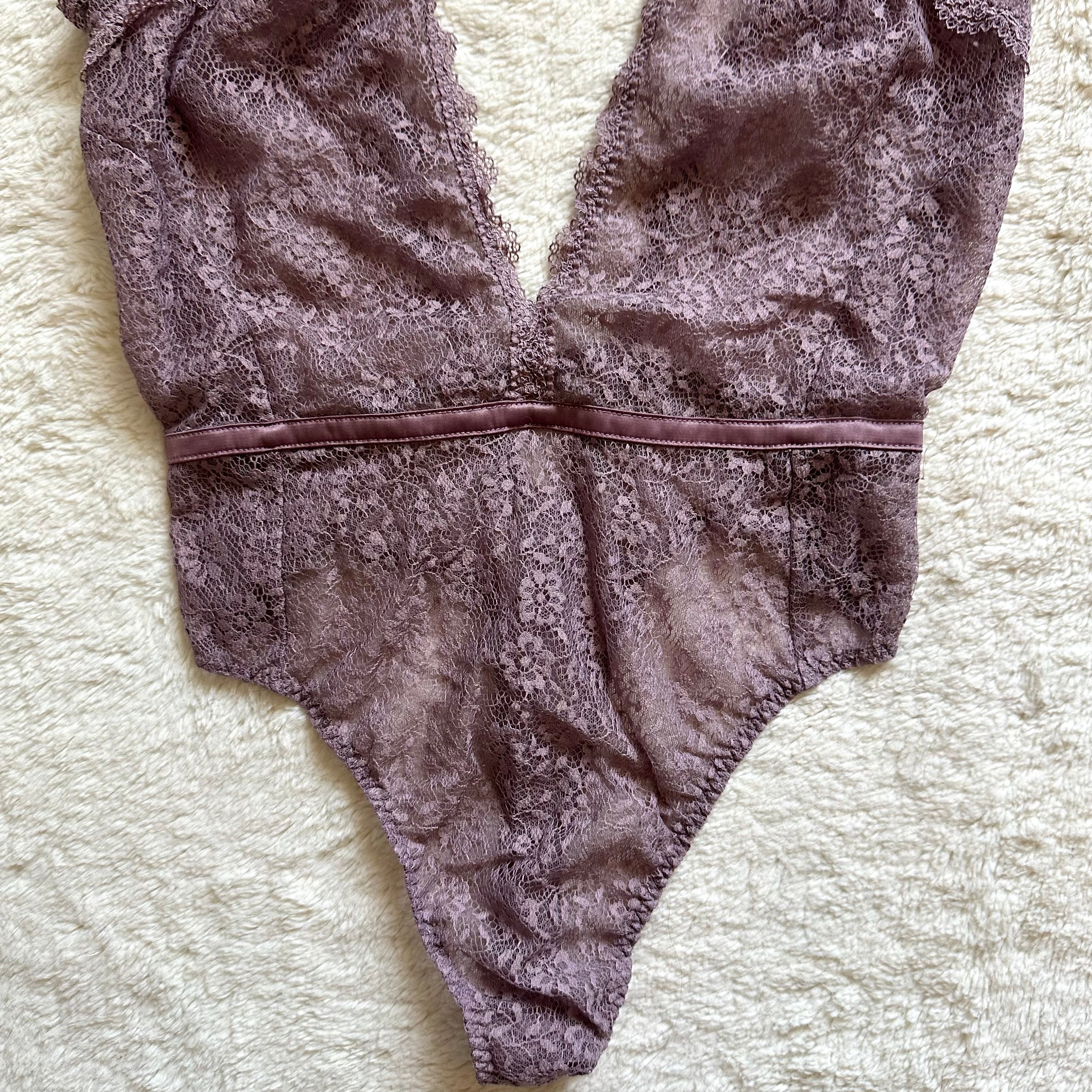 2017 mauve chantilly teddy