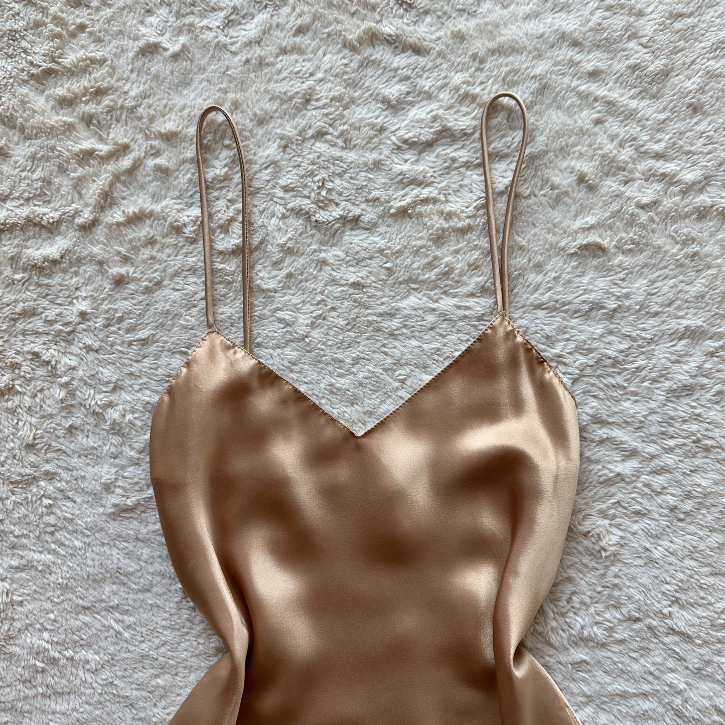 1990's lustrous gold camisole