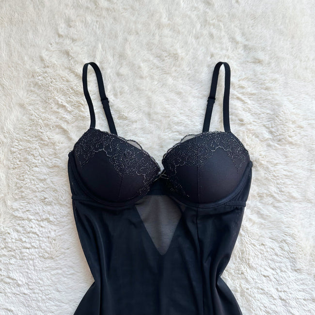 2000's midnight haze slip dress