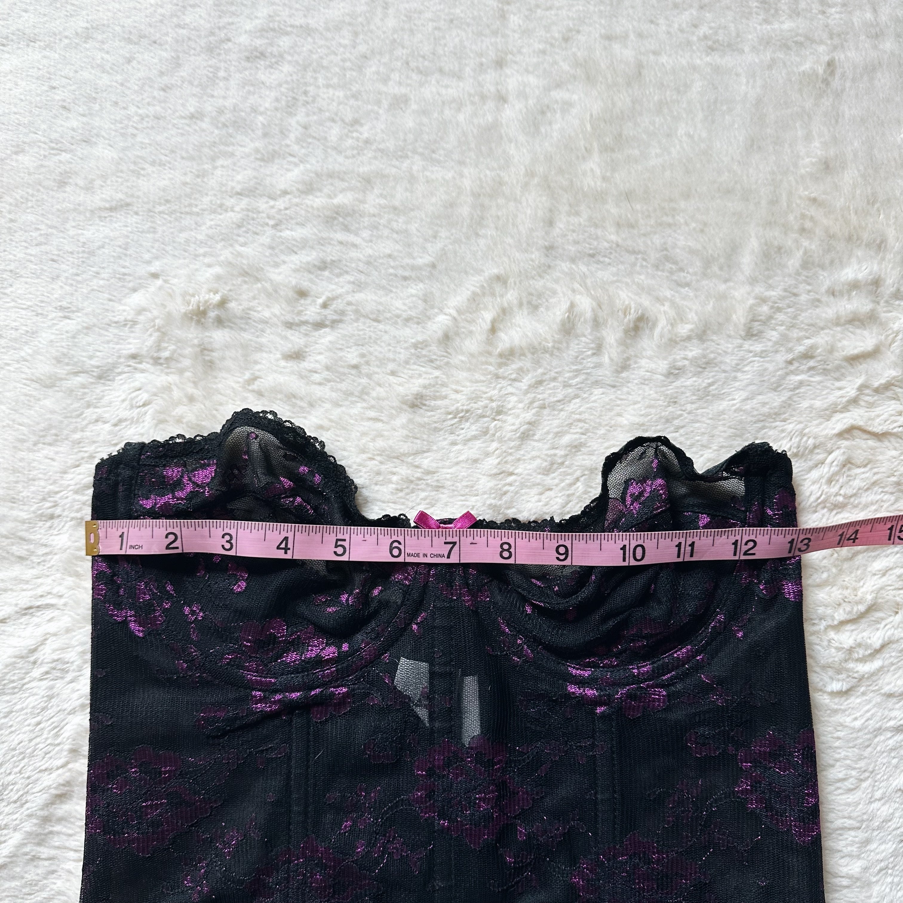 1990's gothic princess lace corset