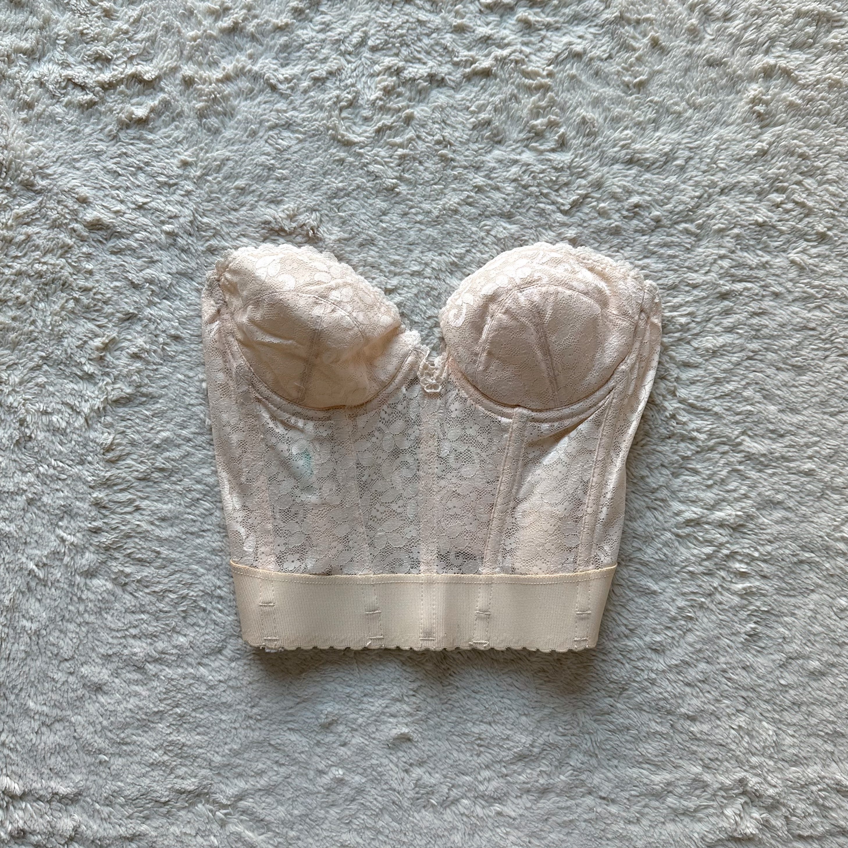 1980's sweet cream corset
