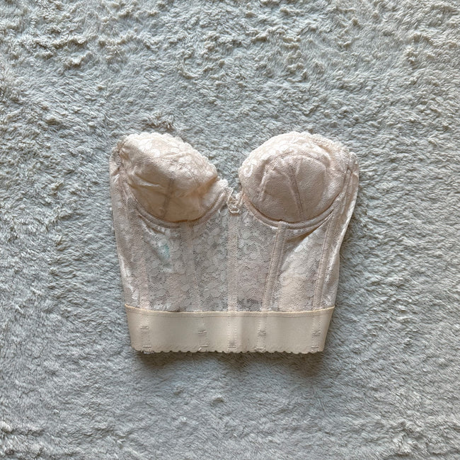1980's sweet cream corset