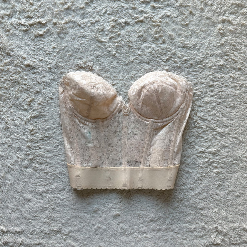 1980's sweet cream corset
