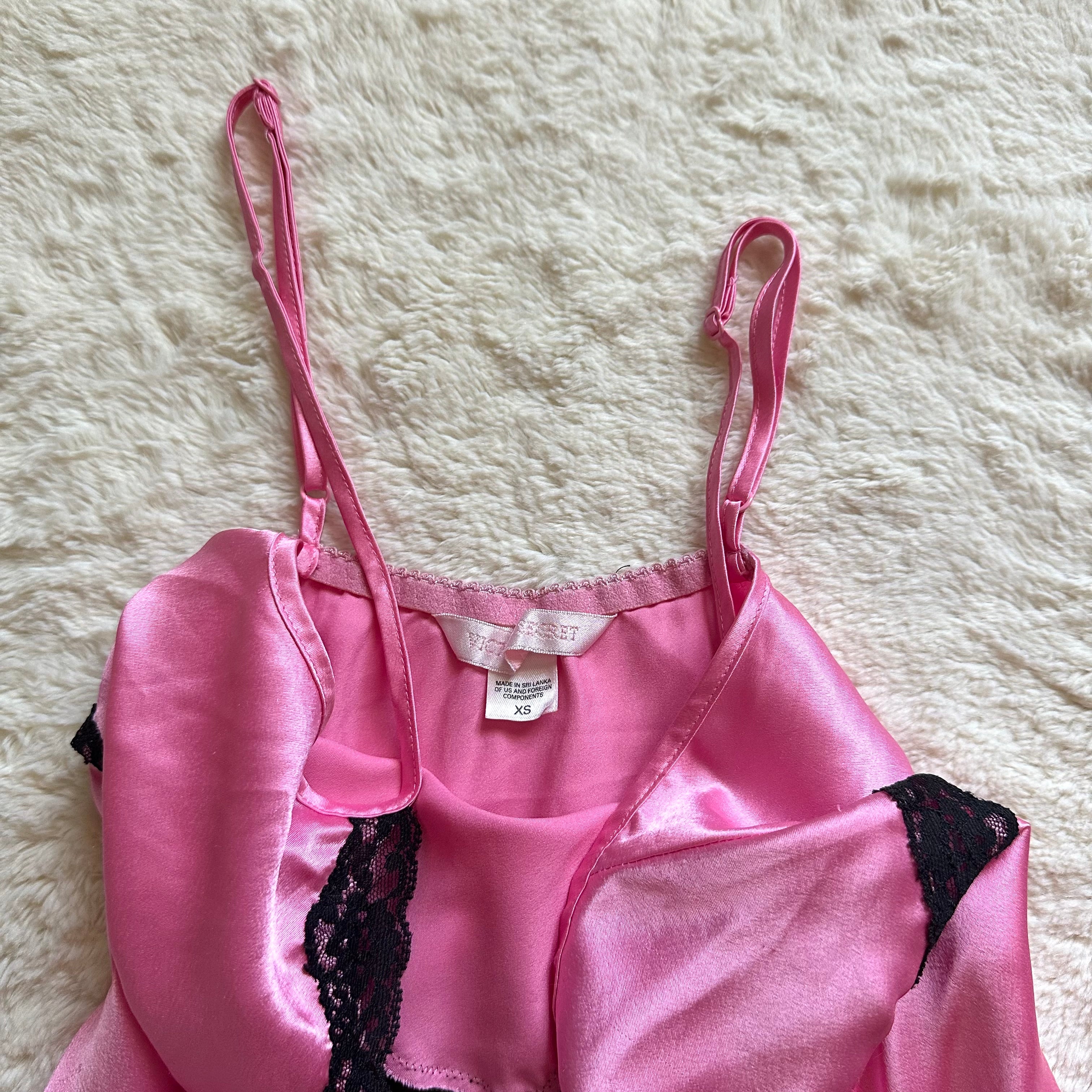 2003 pink kiss slip dress