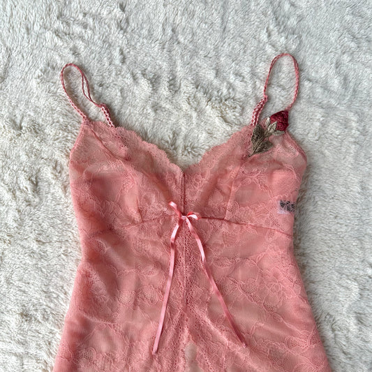 japanese brand blush rose flyaway camisole