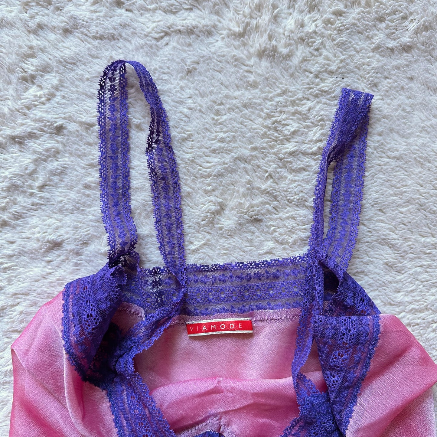 2000's persian pink + purple cami set